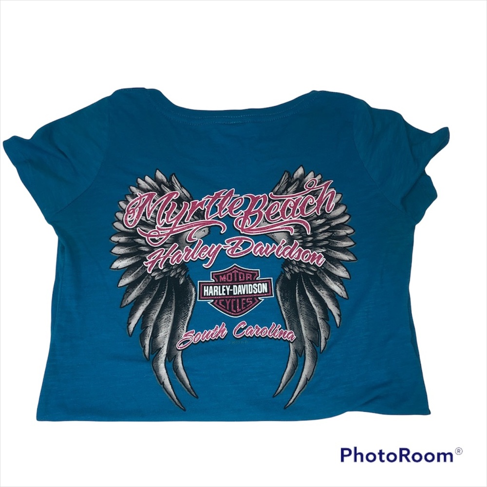 Harley Davidson v neck